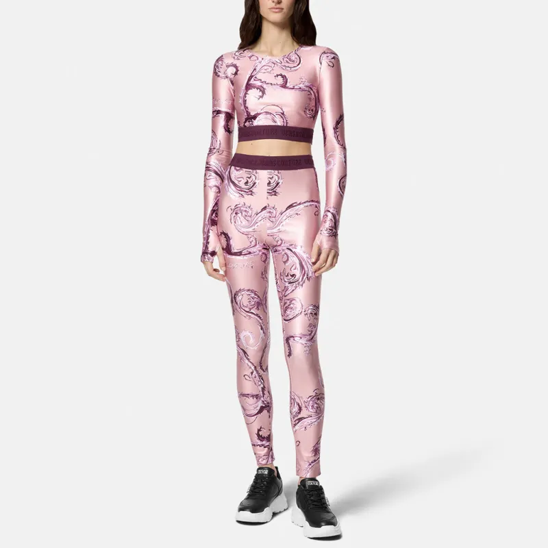 VERSACE JEANS COUTURE Watercolor Couture print Track Shorts-1