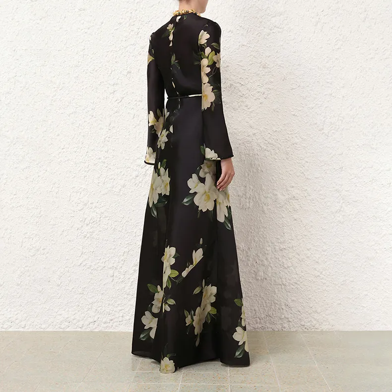 Zimmermann SS24 Long-Sleeved Dresses Women's Black-5