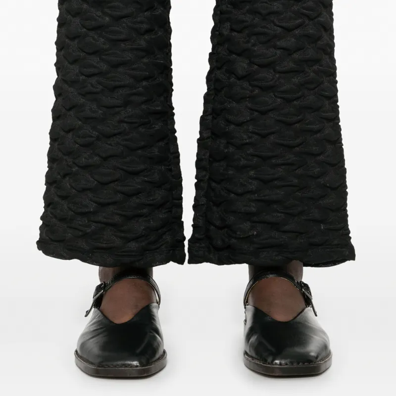 Henrik Vibskov Bubble Wrap High waist Bootcut Trousers-4