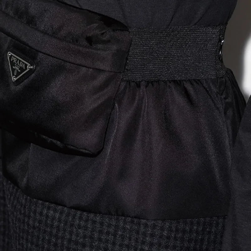 PRADA Casual Short Skirts Women's Black-4