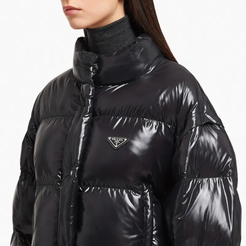 PRADA Re Nylon Convertible Down Jacket-4