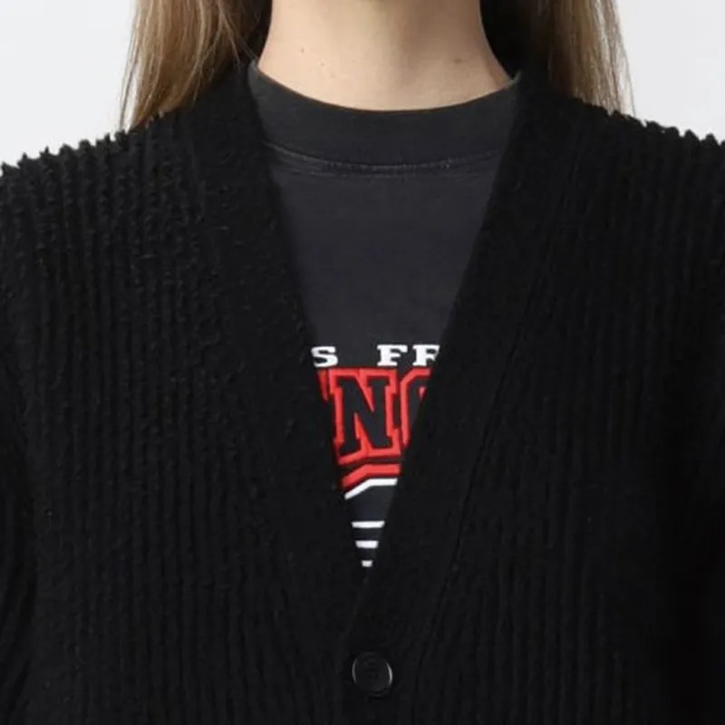 Balenciaga Oversized V Neck Cardigan-6