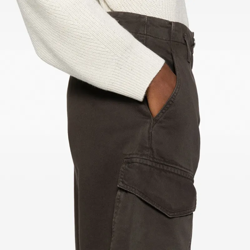 PINKO Wide Leg Cargo Trousers-4