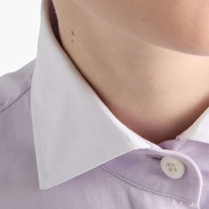 PRADA Contrasting Cuffs Poplin Shirt-4
