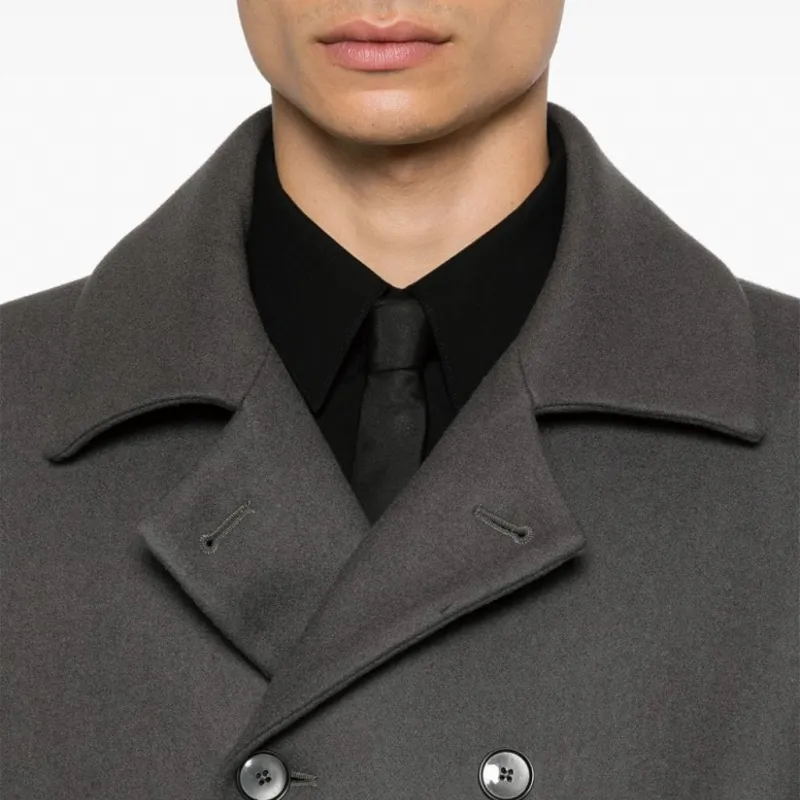 Barena Long Sleeved Belted Coat-3