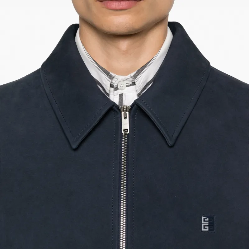 Givenchy 4G Plaque Zip Up Bomber Jacket-2