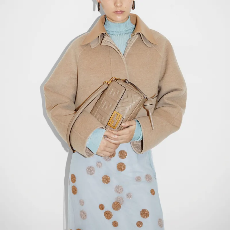 FENDI Ff Printed Reversible Cropped Jacket-2