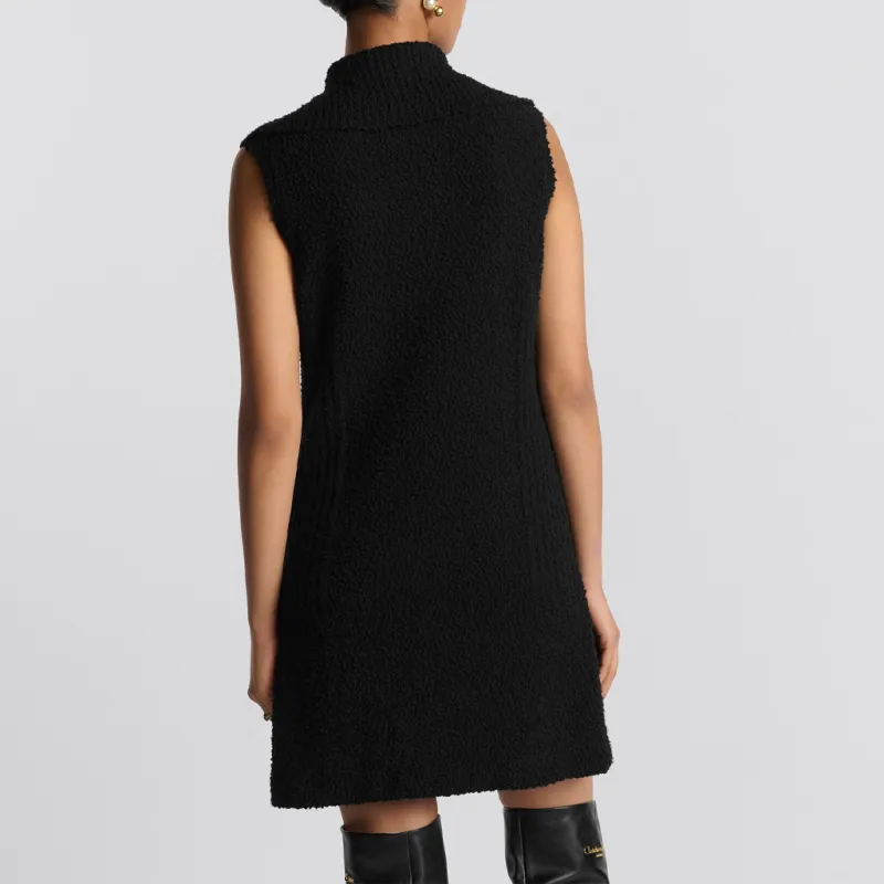 DIOR FW24 Sleeveless Dress Women's Black-2