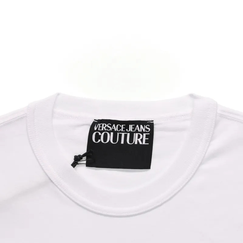 VERSACE JEANS COUTURE Sun print Organic cotton T shirt-5