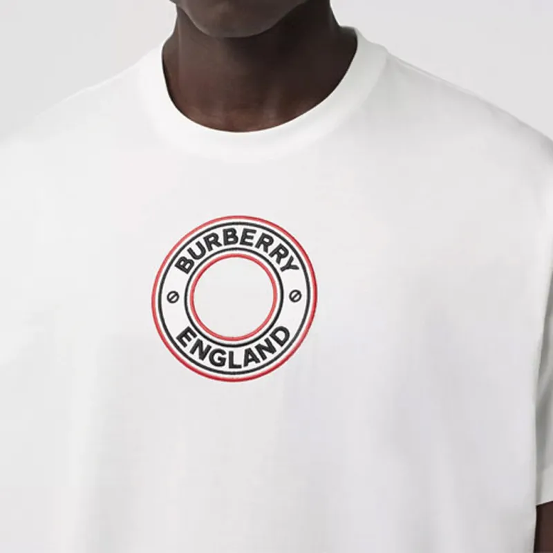 Burberry T Shirts Men White-6