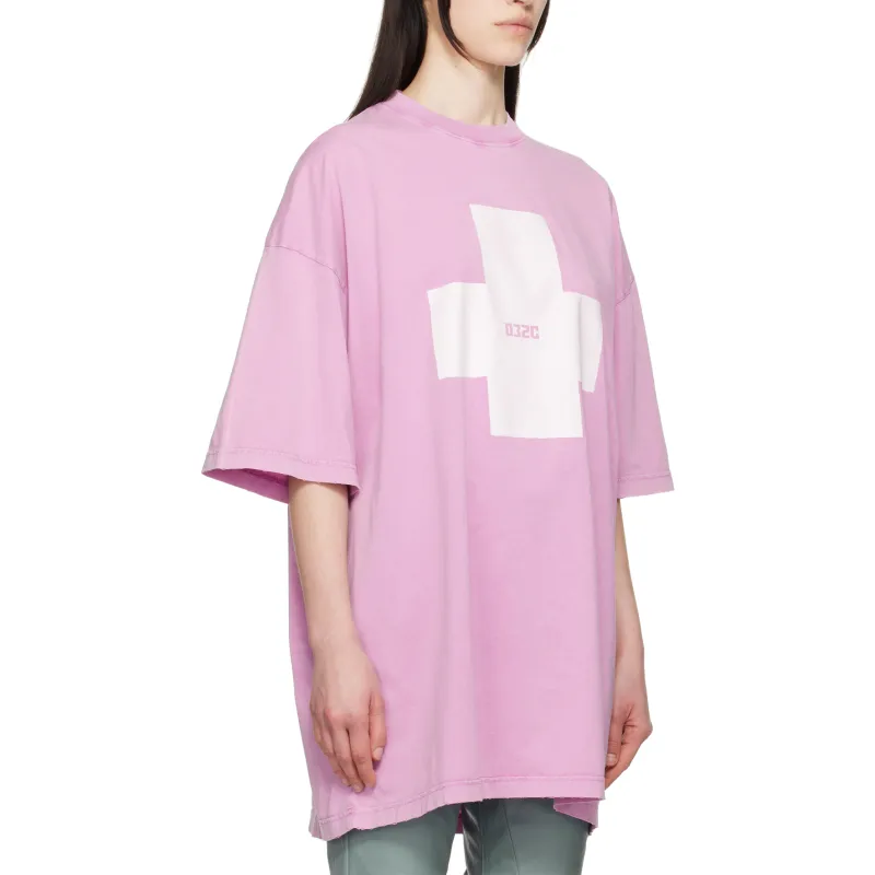 032c Point Zero Oversized T Shirt 'Faded Pink'-2