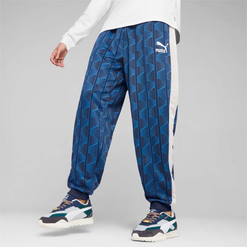 PUMA T7 Casual Pants Men Blue-4