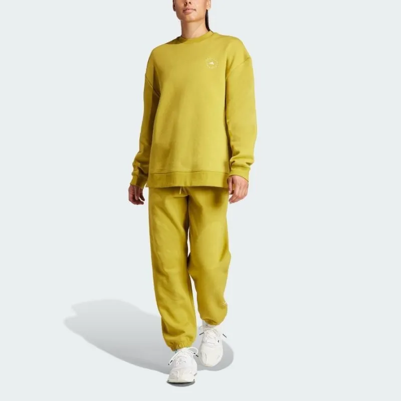 Adidas Stella McCartney Knitted Sports Pants Women's Yellow-1