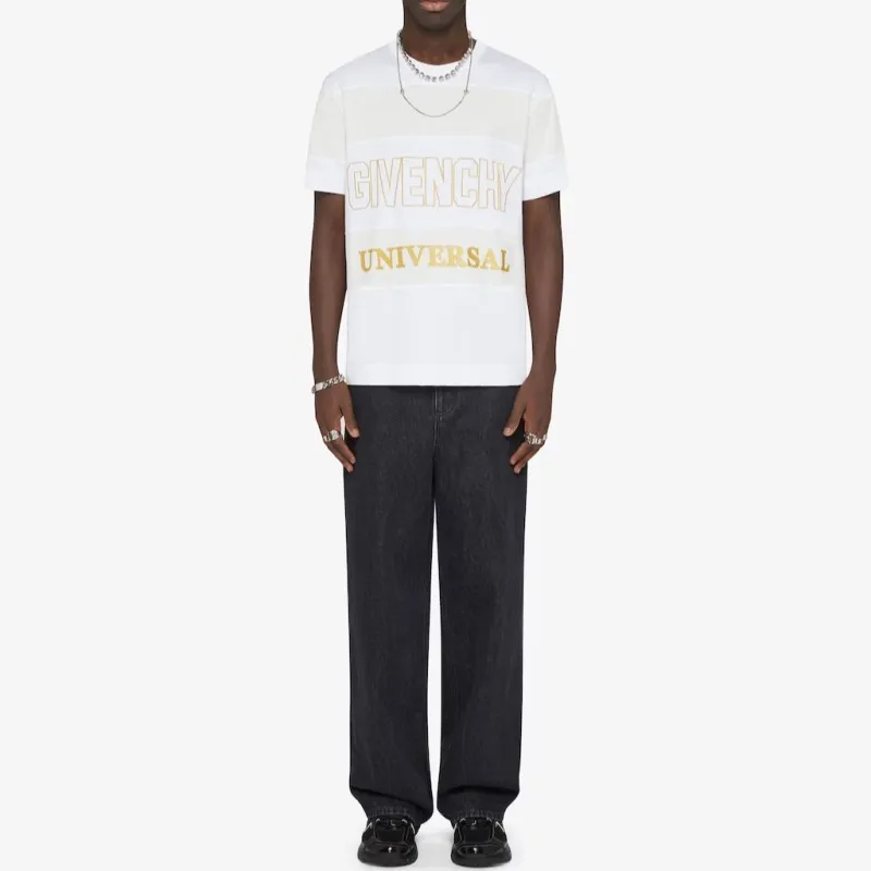 Givenchy T Shirts Men White-1