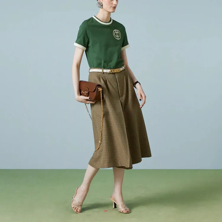 GUCCI Casual Shorts Women's Brown-1