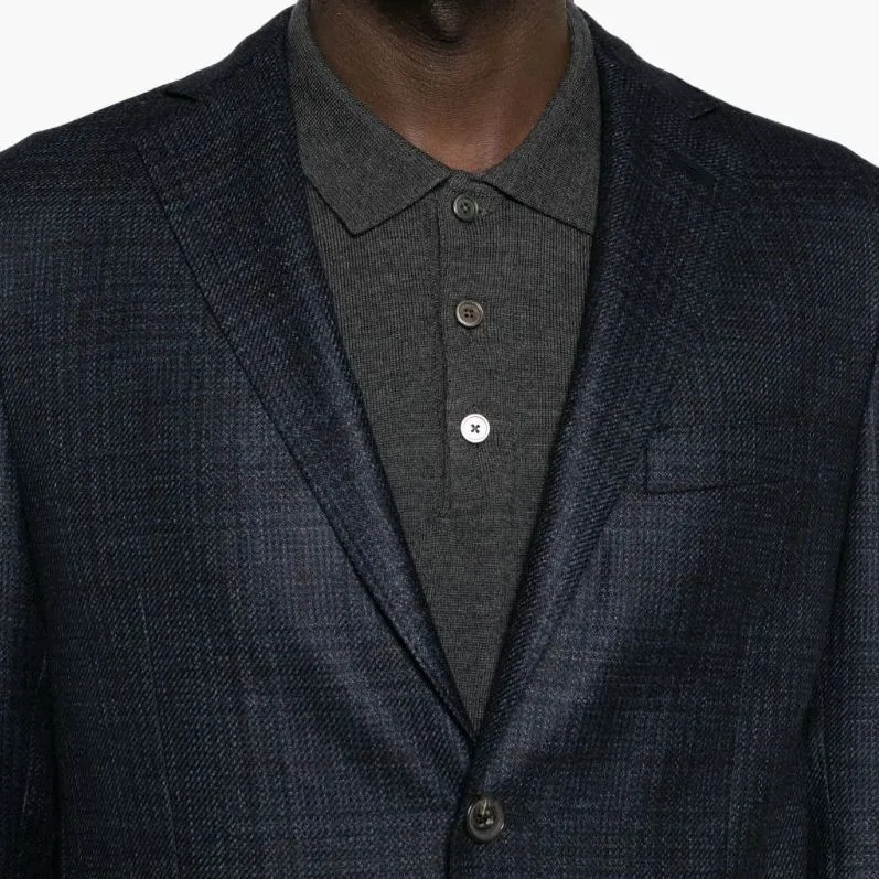 Corneliani Prince Of Wales-check Blazer-4