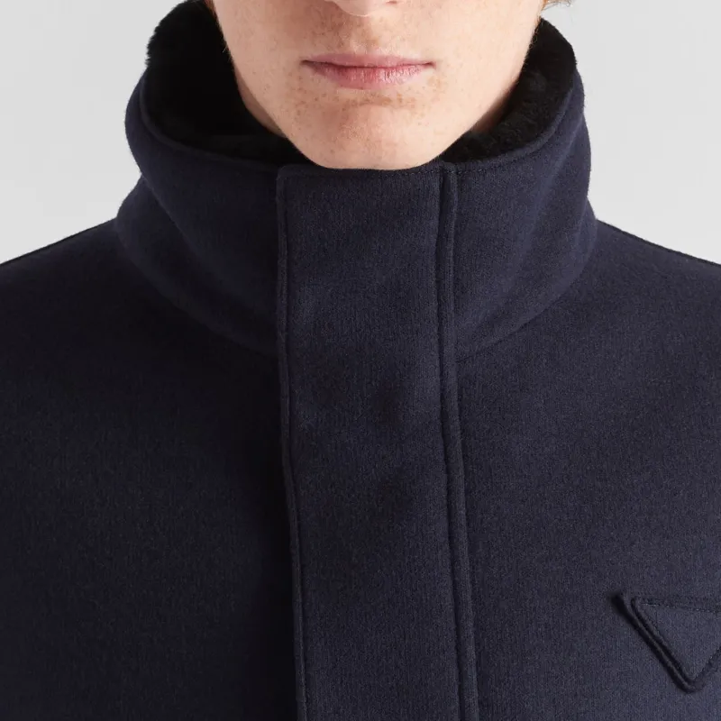PRADA Triangle logo Wool blend Jacket-3