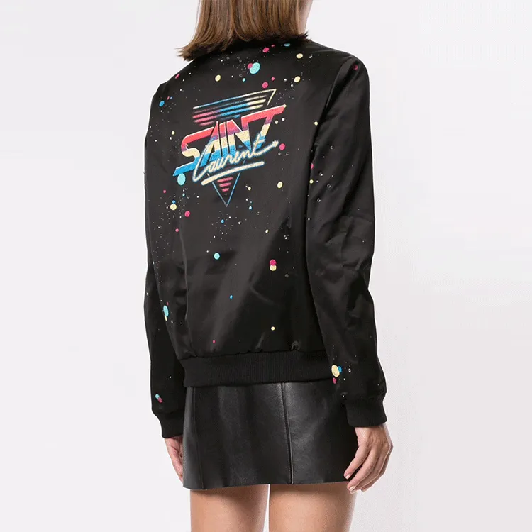 SAINT LAURENT Jackets Coats Women's Black-3