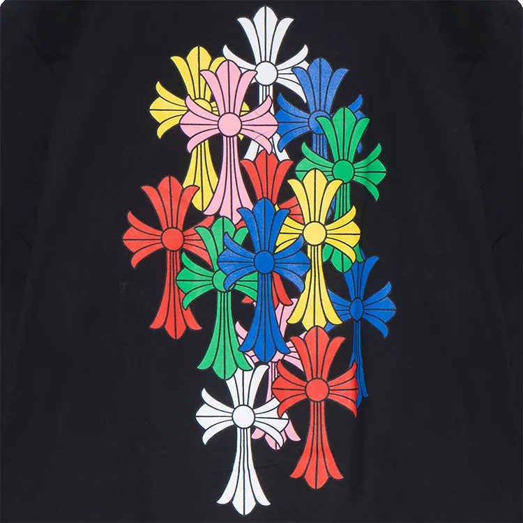 Chrome Hearts Multi Color Cross Cemetery L/S T shirt-3