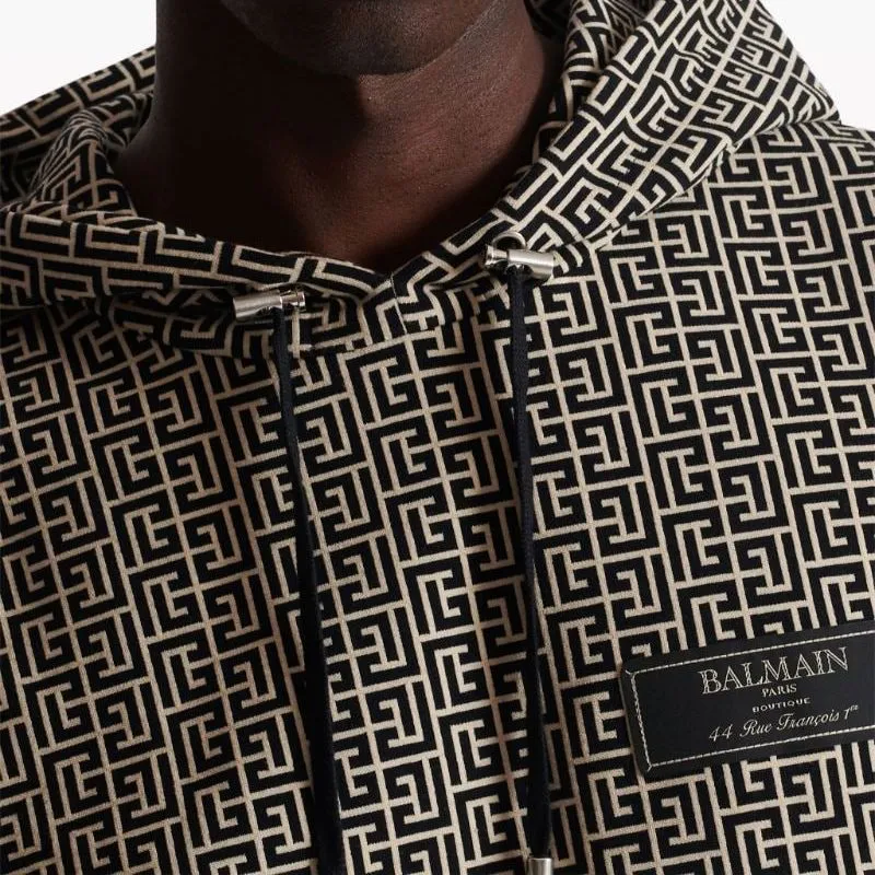 BALMAIN Monogram Hoodie-5