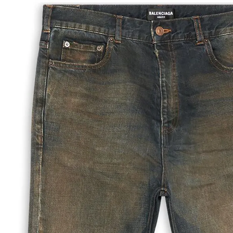 Balenciaga Jeans Men Blue-3