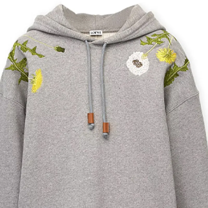LOEWE Anagram Flowers Hoodie-4