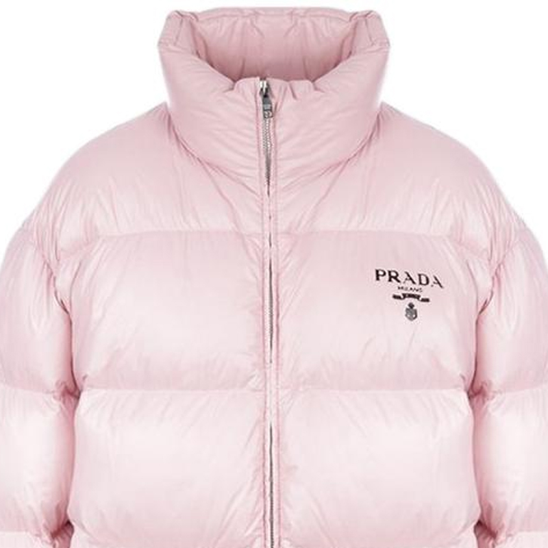 PRADA ピンク ダウンジャケット ピンク系 PRADA(プラダ) ダウンジャケット・コート(レディース