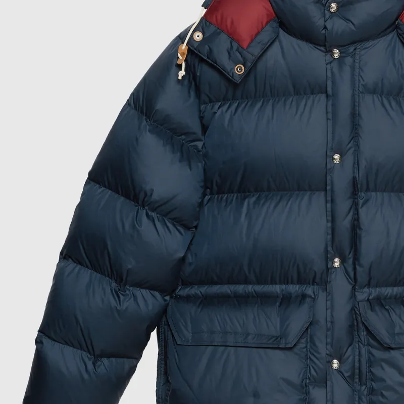 GUCCI x THE NORTH FACE Gucci X The North Face Down Jacket Men's Dark Blue-5