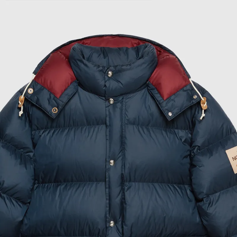 GUCCI x THE NORTH FACE Gucci X The North Face Down Jacket Men's Dark Blue-4