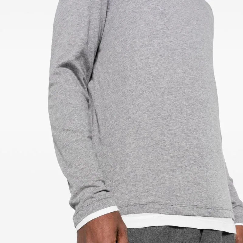 Majestic Filatures Mélange-effect Cotton Sweatshirt-3