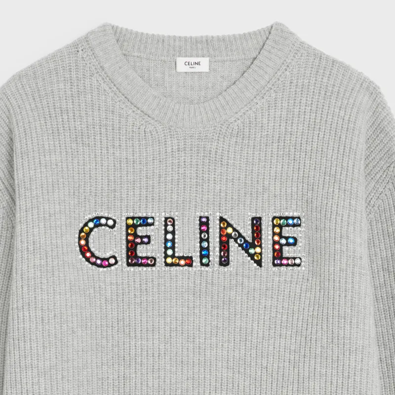 CELINE CELINE DYSFUNCTIONAL BAUHAUS Men's Collections Sweater Men's Light Gray-6