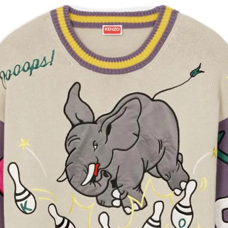 KENZO Bowling Elephant Jumper-5