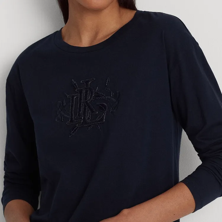 Polo Ralph Lauren FW23 T Shirt Women's Dark Blue-3