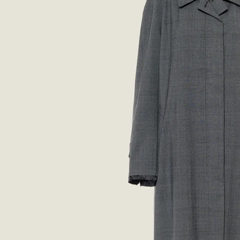 MIU MIU Prince Of Wales Check Wool Coat-5