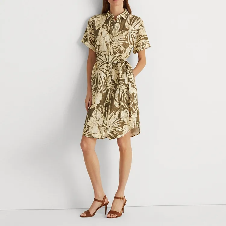 Polo Ralph Lauren Short-Sleeved Dresses Women's Multicolor-1