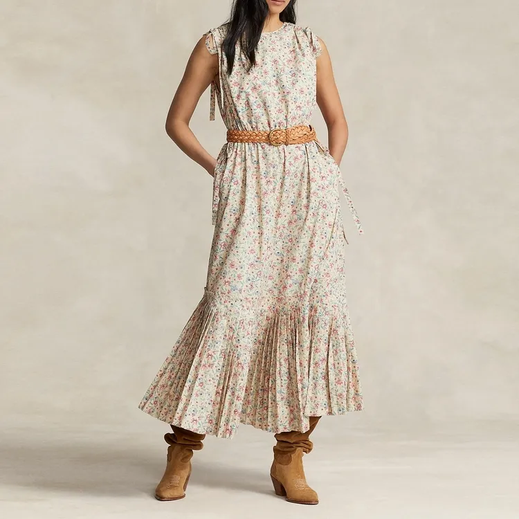 Polo Ralph Lauren FW23 Sleeveless Dress Women's Multicolor-1