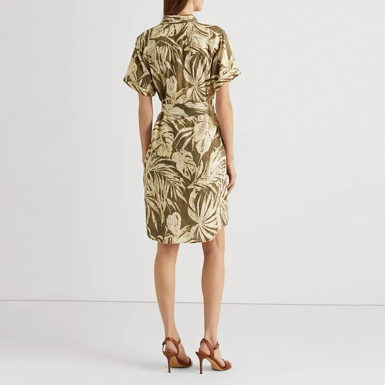 Polo Ralph Lauren Short-Sleeved Dresses Women's Multicolor-2
