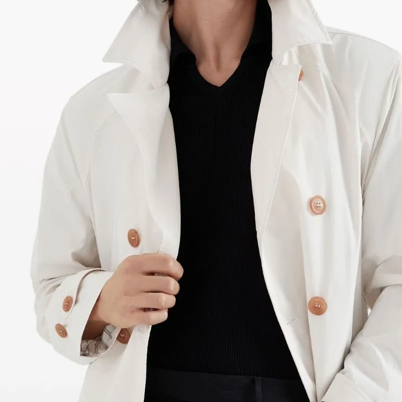 Brunello Cucinelli FW23 Trench Coat Men's Ecru-5