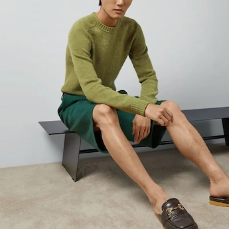 GUCCI Logo embroidered Wool Jumper-1