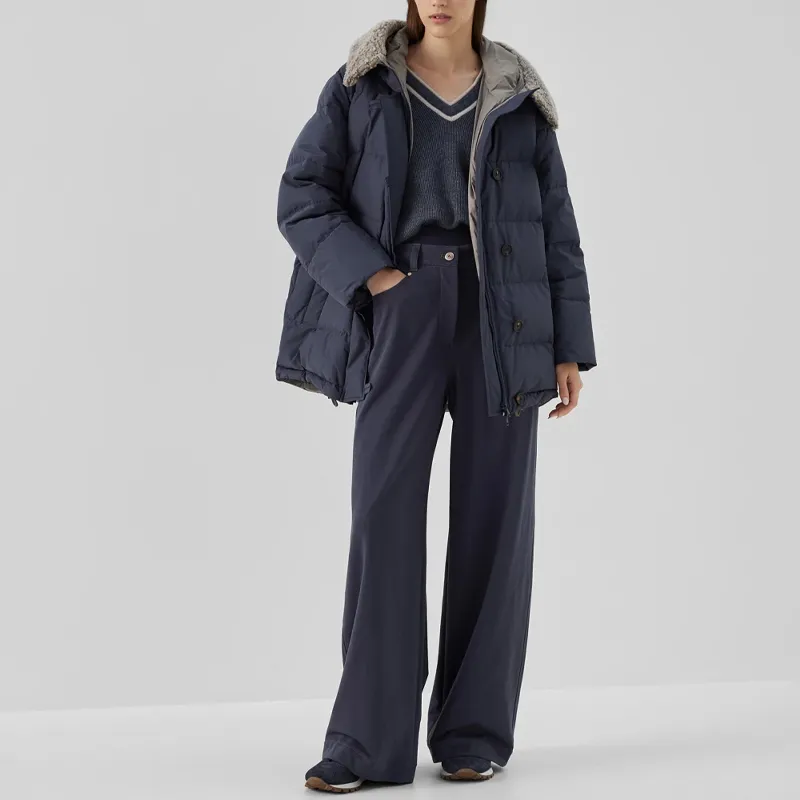 Brunello Cucinelli Hooded Quilted Puffer Jacket-2