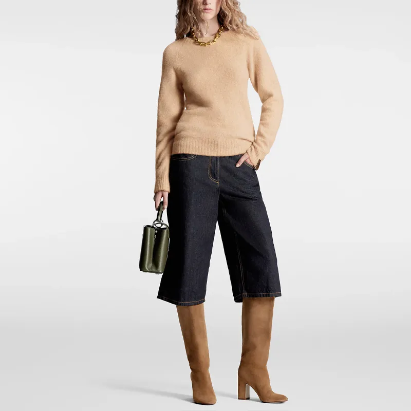 LOUIS VUITTON Camel Pullover-1
