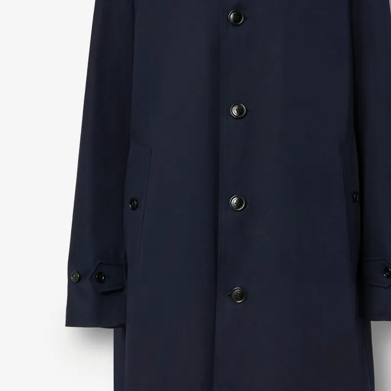 Burberry Single breasted Hooded Coat-4