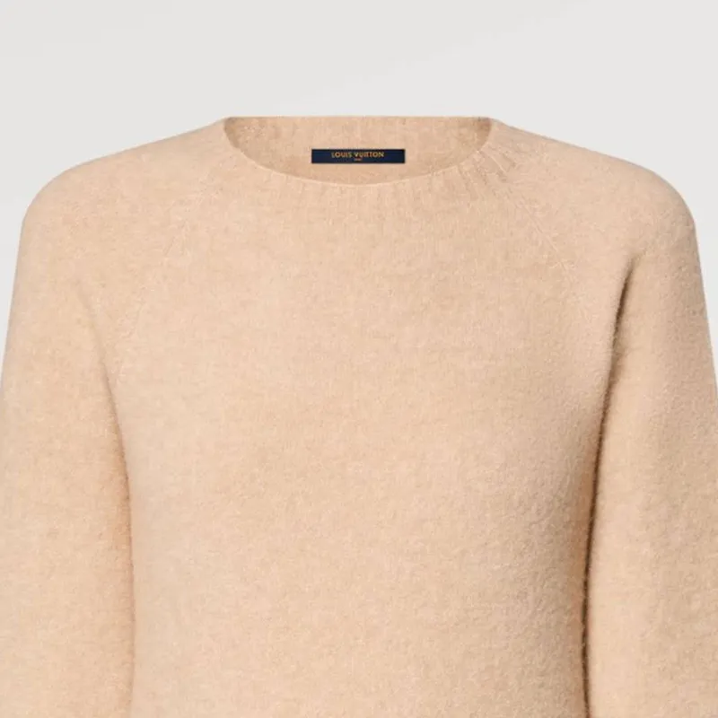 LOUIS VUITTON Camel Pullover-5