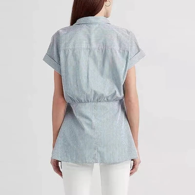LAUREN RALPH LAUREN SS23 Shirt Women's Blue-2