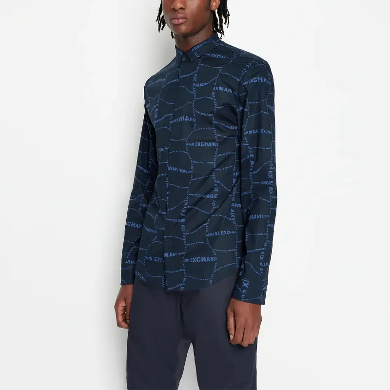 ARMANI EXCHANGEAE SS23 Shirt Men's-1