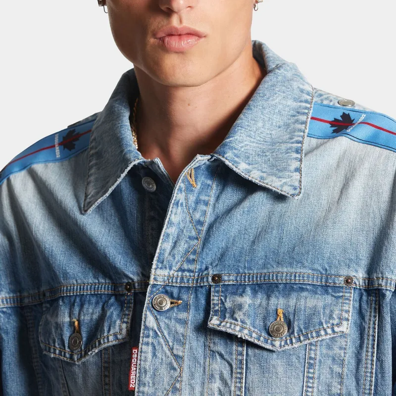 Dsquared2 Ripped Denim Jacket-5