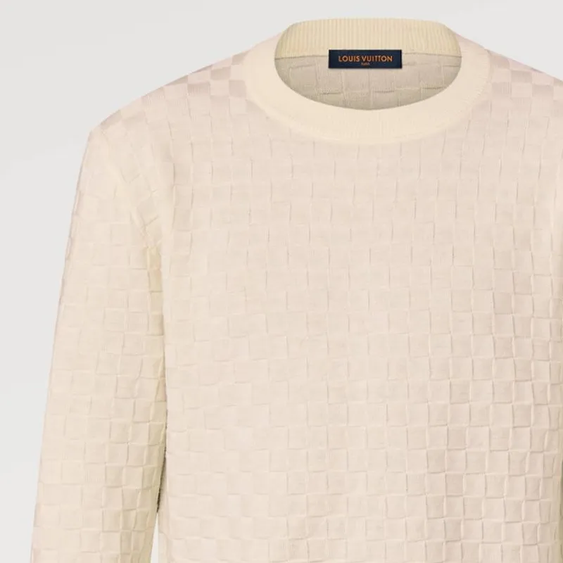 LOUIS VUITTON Sweater Men's Ivory-5