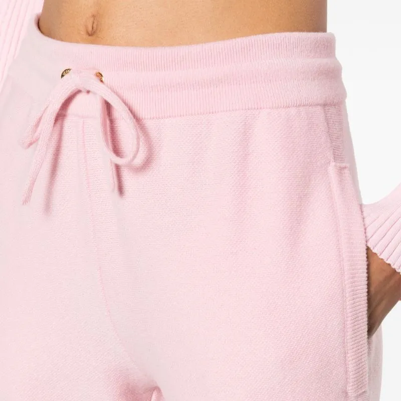 VERSACE Drawstring Flared Trousers-4