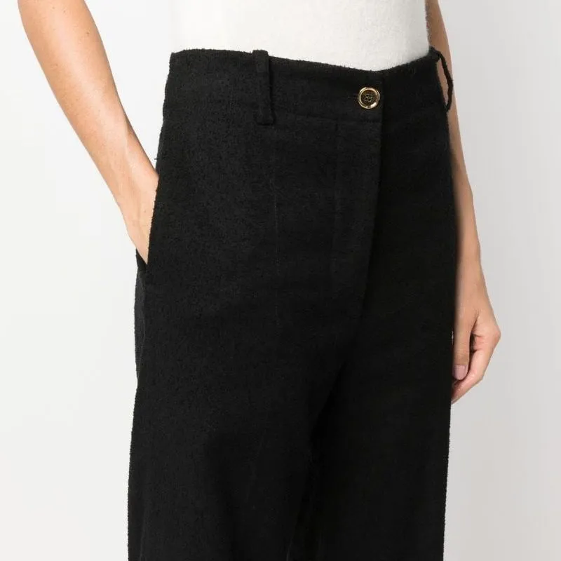 Patou Iconic Long Wide leg Trousers-4
