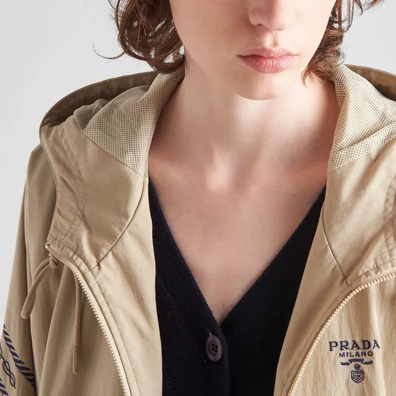 PRADA Drawstring Hooded Jacket-3